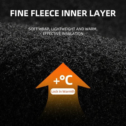 Rechargeable Heated Ski Gloves, Touchscreen Windproof