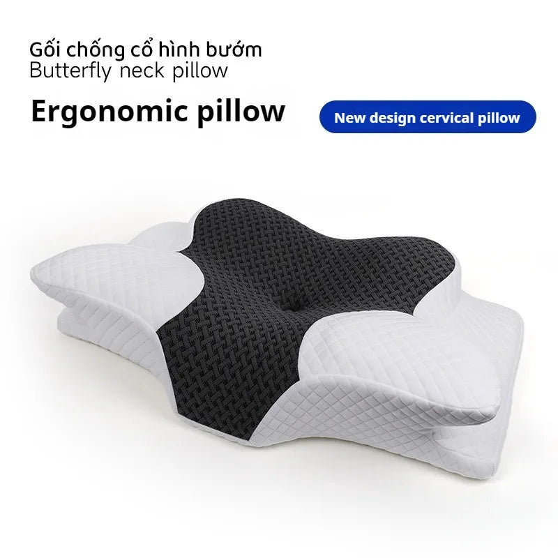 Memory Foam Cervical Neck Pillow, Contour Support for Sleep