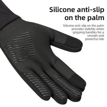 Rechargeable Heated Ski Gloves, Touchscreen Windproof