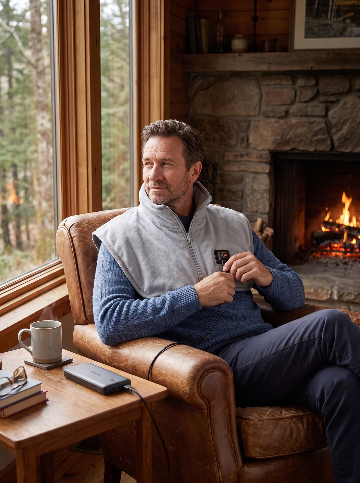 Heated Neck and Shoulder Wrap: Plug In Anywhere