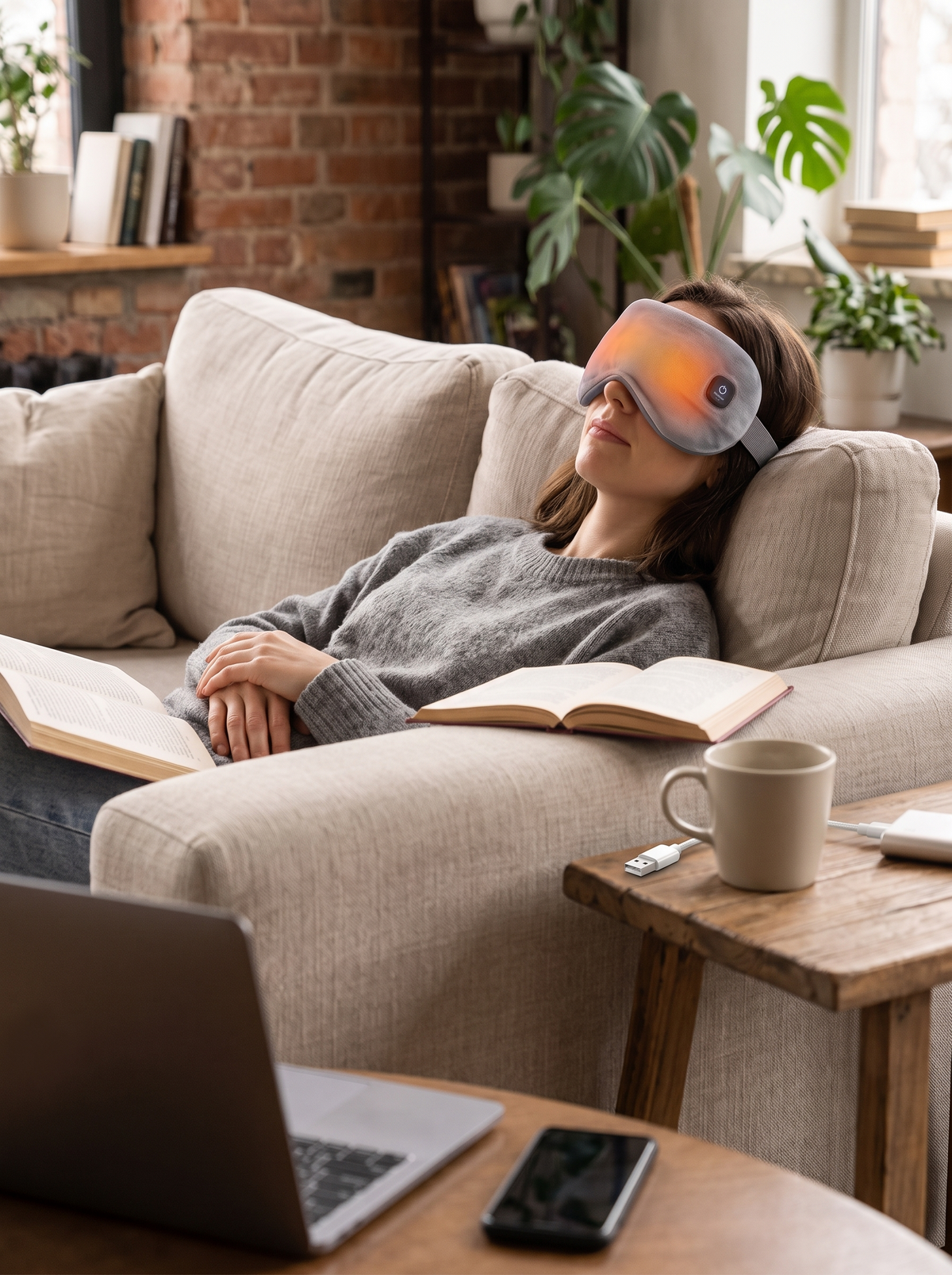 Cordless Heated Eye Mask: Screen Break, Upgraded