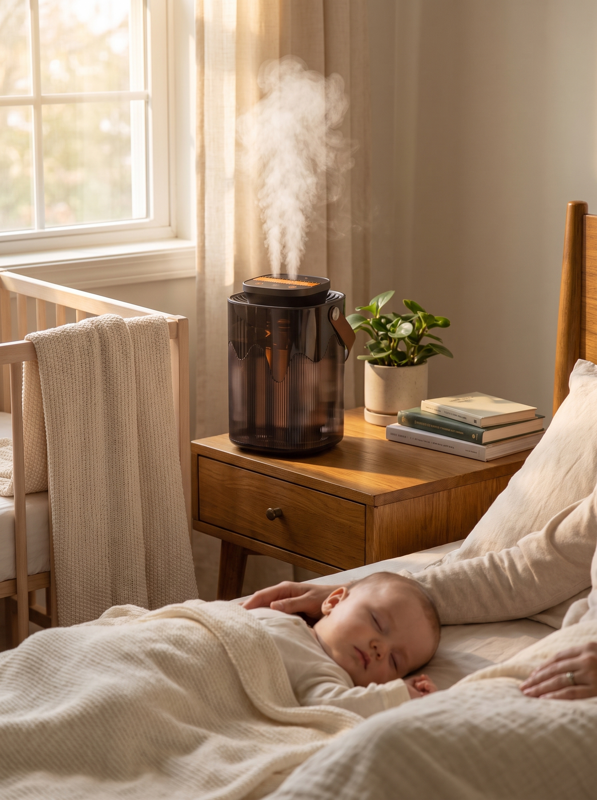 Large Capacity Desktop Humidifier: So Quiet You Forget It Is On