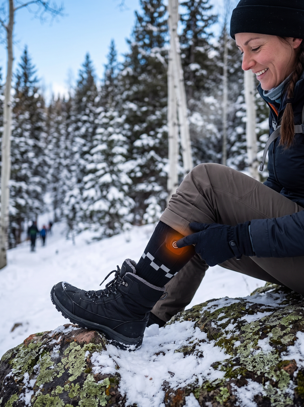 Heated socks by Sibyo, Heat at the Tap of a Button